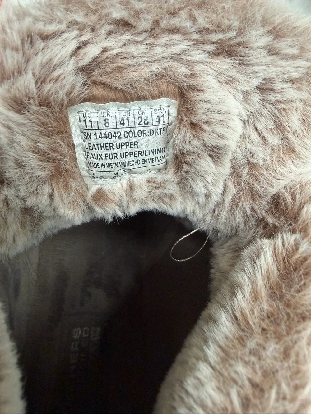 Skechers On-the-Go City 2 Winter Wishes Taupe Suede Ankle Boots 11
